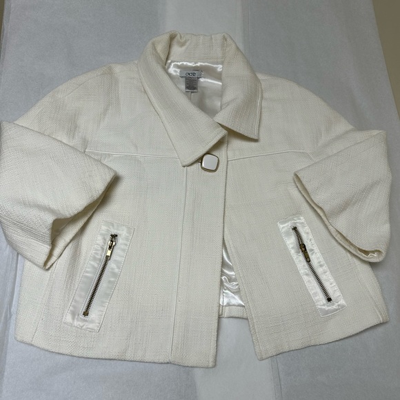 Cache Textured Swing Lined Jackie O Jacket Top 🌷 - Picture 7 of 9